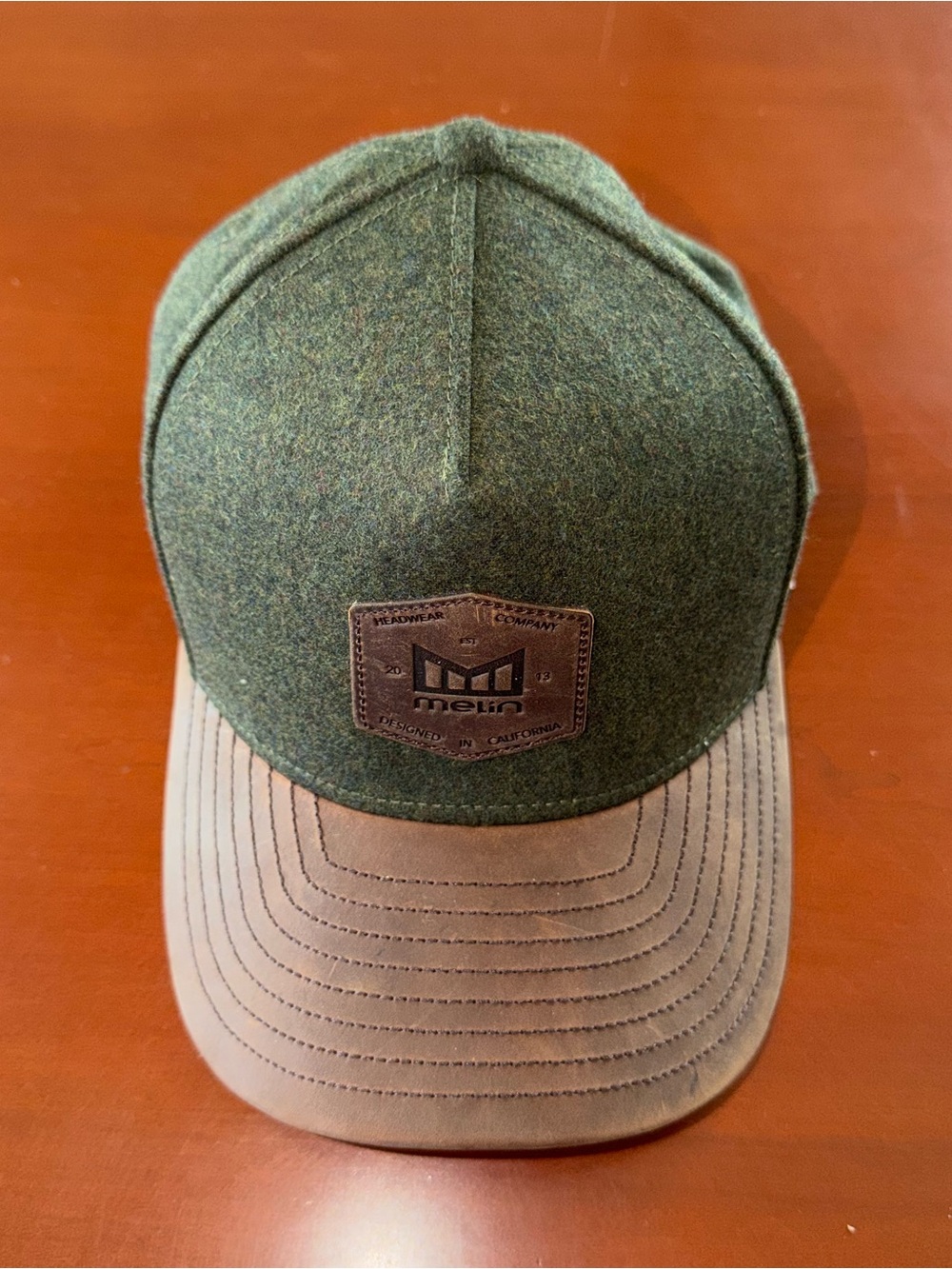 #214 Melin Odyssey Scout Thermal Wool Hat – Olive Green Snapback